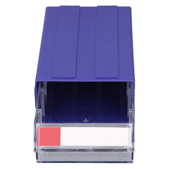 Boîte à Pièces Type Tiroir, Design Modulaire Organisateur de Pièces en Plastique Bleu Haute Résistance pour Rangement de Matériel Industriel