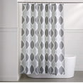 thumbnail image 5 of Fabric Shower Curtain - 72 x 72 Inch, Gray/Gray Moroccan, 5 of 5