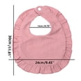 thumbnail image 2 of YOUYEDIAN Baby Bibs for Drooling and Teething Newborn Cute Drool Bibs Infant Casual Bibs for Baby Boy Girl (Coffee, One Size), 2 of 3