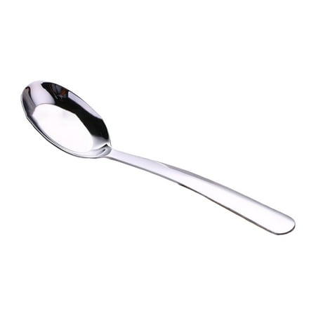 

Child Stainless Steel Flat for Head Spoon Soup Coffee Tablespoon Teaspoon Tablew