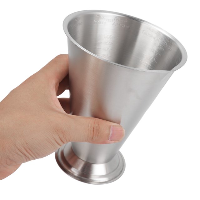 Vaso de acero inoxidable para coctelería, vaso de acero inoxidable para mezclar cócteles, utensilios de bar, uso práctico