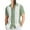 Mint Green, variant on Bjutir Men Shirts Summer Fashion Casual Beach Seaside Classic Short Sleeved Shirt Double Color Striped Bowling Shirt Button Closure Shirt L