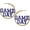 Blue, variant on 2025 Sports Game Day Hoop Earrings for Women, Metal Football/Rugby/Baseball/Basketball/Volleyball Team Sports Spirits Cheer Fan Outfit Gifts Round Statement Lightweight Accessories