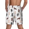 thumbnail image 2 of Lsque Mens Swim Trunks Yoga Labrador Retriever Pattern - Bathing Suit Compression Liner - Beach Swim Shorts Swimwear - (S-3XL) - Stretch Quick Dry -X-Large, 2 of 9