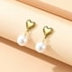 thumbnail image 3 of Pendientes de botón para mujer, pendientes de botón, pendientes de botón para mujer, pendientes de diamantes de moda para mujer, regalo, adorno, joyería creativa, 3 of 5