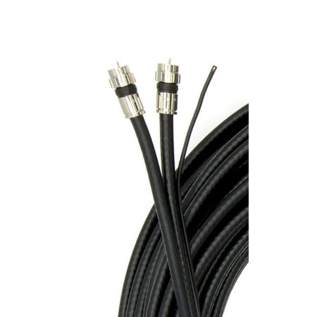 THE CIMPLE CO - 150ft Dual with Ground RG6 Coaxial - Twin Coax Cable (Siamese Cable)