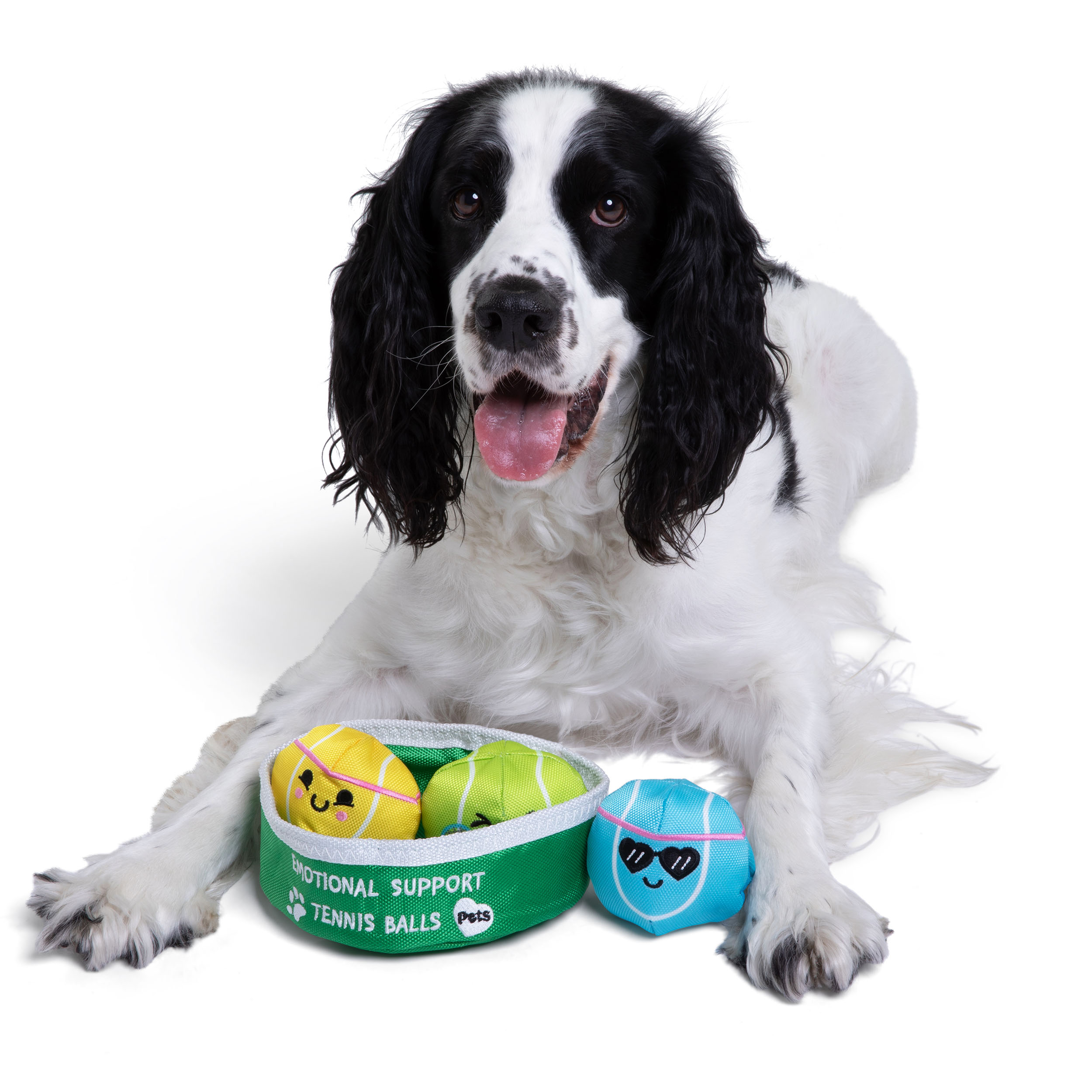 Emotional Support Pet Tennis Ball - Dog Toy for Your Furry Friend, Inlcudes 3 Toys by Emotional Support Pals