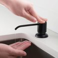 thumbnail image 2 of Kraus Boden Countertop Kitchen Sink Dish Hand Soap Dispenser Pump, Matte Black, 2 of 5