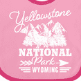 thumbnail image 4 of Inktastic Wyoming Yellowstone National Park Boys or Girls Baby Bib, 4 of 4