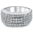 thumbnail image 2 of Pompeii 2Ct Diamond Mens Ring in 10k White or Yellow Gold (H,I1-I2), 2 of 6