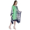 thumbnail image 2 of Moomaya Short Kaftan For Women Printed Beach Swimsuit Cover Up Dress Caftan, 2 of 7
