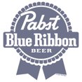 thumbnail image 2 of Junior's Pabst Blue Ribbon Logo  Graphic Tee White Small, 2 of 3