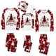 thumbnail image 1 of Pijamas navideños familiares Fiomva, conjuntos a juego para parejas, adultos y niños, ropa de dormir navideña, pijamas navideños., 1 of 7