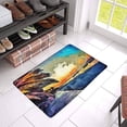 thumbnail image 3 of MKHERT Tropical Paradise Landscape and Palm Trees with Beach Sunset Doormat Rug Home Decor Floor Mat Bath Mat 23.6x15.7 inch, 3 of 3