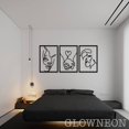 thumbnail image 4 of Glowneon Romantic Couple Metal Sign, Couple Room Metal Wall Art Decor, 4 of 5
