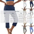 thumbnail image 3 of JOANKDMI Linen Capri Pants for Women No Drawstring Elastic Waisted Straight Leg Comfortable Side Slit Bottoms Summer Casual Vacation Beach Trousers with Pockets, 3 of 8