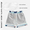 thumbnail image 3 of FORMRS Boys Swim Trunks Quick Dry Mesh Liner Boardshorts Sizes XS-XL, Colorful Sailboats, 3 of 7