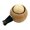 Khaki, variant on Wood Ball Car Oil Diffuser, Car Dashboard Air Vent Clips, Vintage Design Automotive Interior Decoration Accessories, for Vehicle Office Home