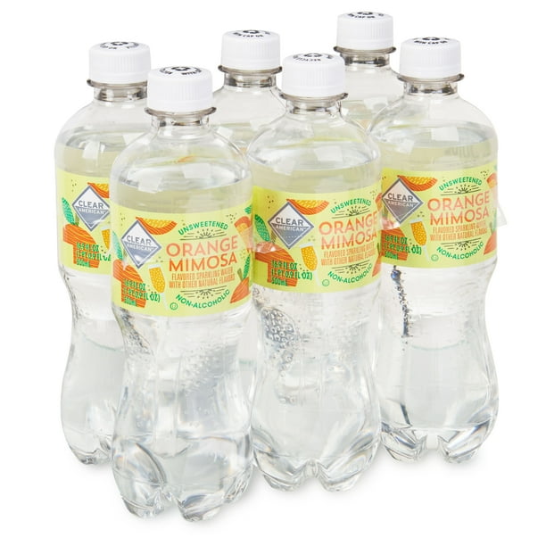 Clear American Sparkling Water, Unsweetened NonAlcoholic Orange Mimosa