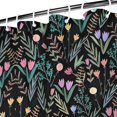 thumbnail image 3 of Pioneer Flower Floral Print Pattern Shower Curtain 72"x72" ,Bathroom Decorative Shower Curtains Set with 12 Hooks,Modern Waterproof Washable Shower Curtain, 3 of 6