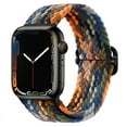 thumbnail image 1 of Bracelet applicable à apple iwatch1234567, Bracelet de Montre Ajustable en nylon Tissé, 1 of 5