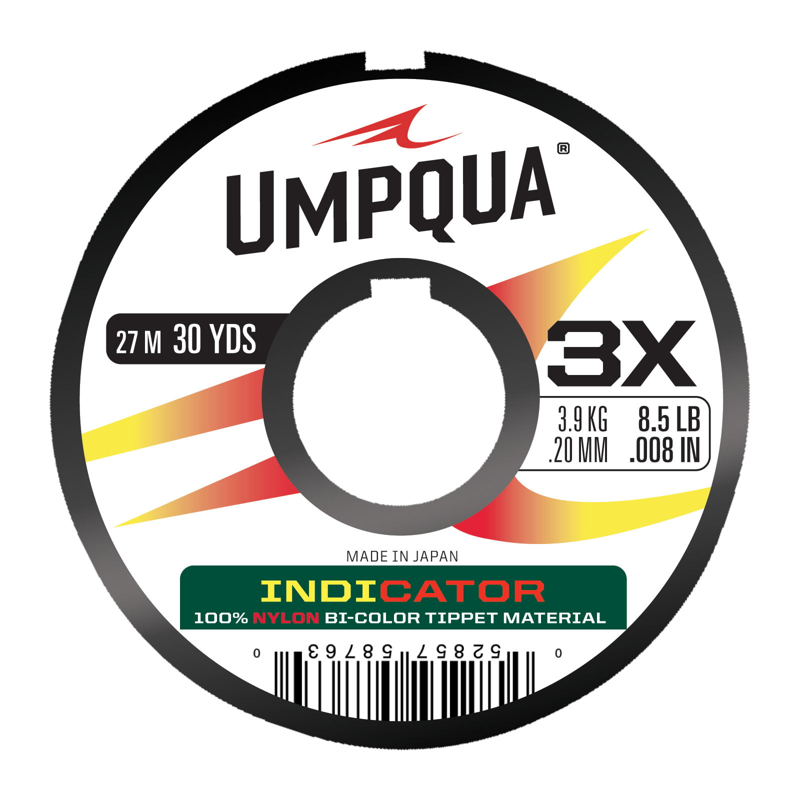 Fly Fishing Indicator Line Two-Color High Visibility European Nymph Bite Tippet 