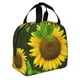 thumbnail image 2 of Easygdp Sunflower Bolsa Térmica Premium - Tela Oxford Impermeable, Gran Capacidad, Bolsillo Frontal, Unisex para Trabajo, Escuela, Actividades al Aire Libre y Picnics, 2 of 8