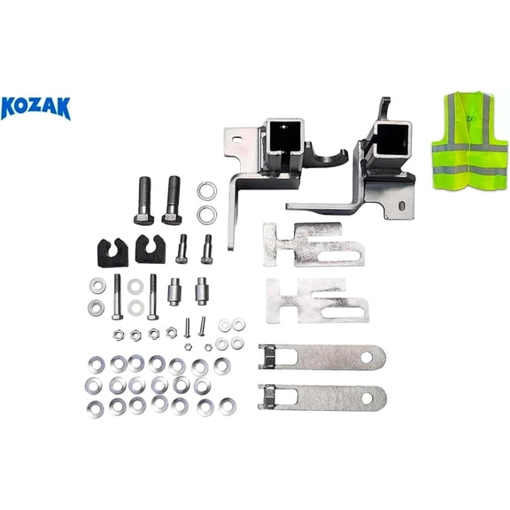 KOZAK Bumper Deer Moose Brush Guard Brackets Mounting Hardware Set Compatible with Volvo VNL 2018