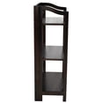 thumbnail image 4 of Stratford 3-Shelf Folding Bookcase-Espresso, 4 of 5