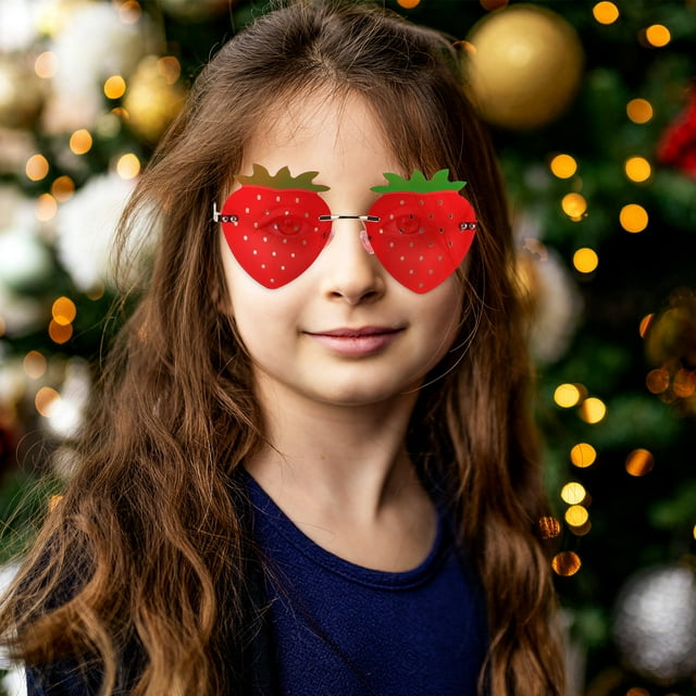 QUMIIRITY Gafas De Sol Rojas Sin Marco De Plástico Con Para Ocasiones Especiales