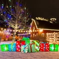 thumbnail image 1 of Cajas de regalo inflables de Navidad Sosation de 9 pies con 9 luces LED, 1 of 7