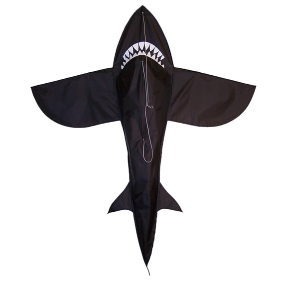 In The Breeze 2909 — 4 ft. 3D Shark Kite — Fun, Easy Flying Single-Line Sea Life Kite for the Family