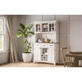 thumbnail image 6 of Homestyles Buffet of Buffets Wood Buffet with Hutch in Off White, 6 of 17