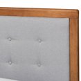 thumbnail image 4 of Baxton Studio Alida Light Grey and Brown Finished Wood Twin Size Platform Bed, 4 of 6