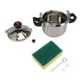 thumbnail image 2 of Autocuiseur à Pression en Acier Inoxydable, Style Brillant Antidéflagrant, Cuisson Rapide, Autocuiseur pour Cuisinière à Gaz, 2 of 8