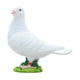 thumbnail image 3 of Estatua de paloma de simulación, figura de paloma blanca, escultura de resina, paloma artificial Estilo B, 3 of 9