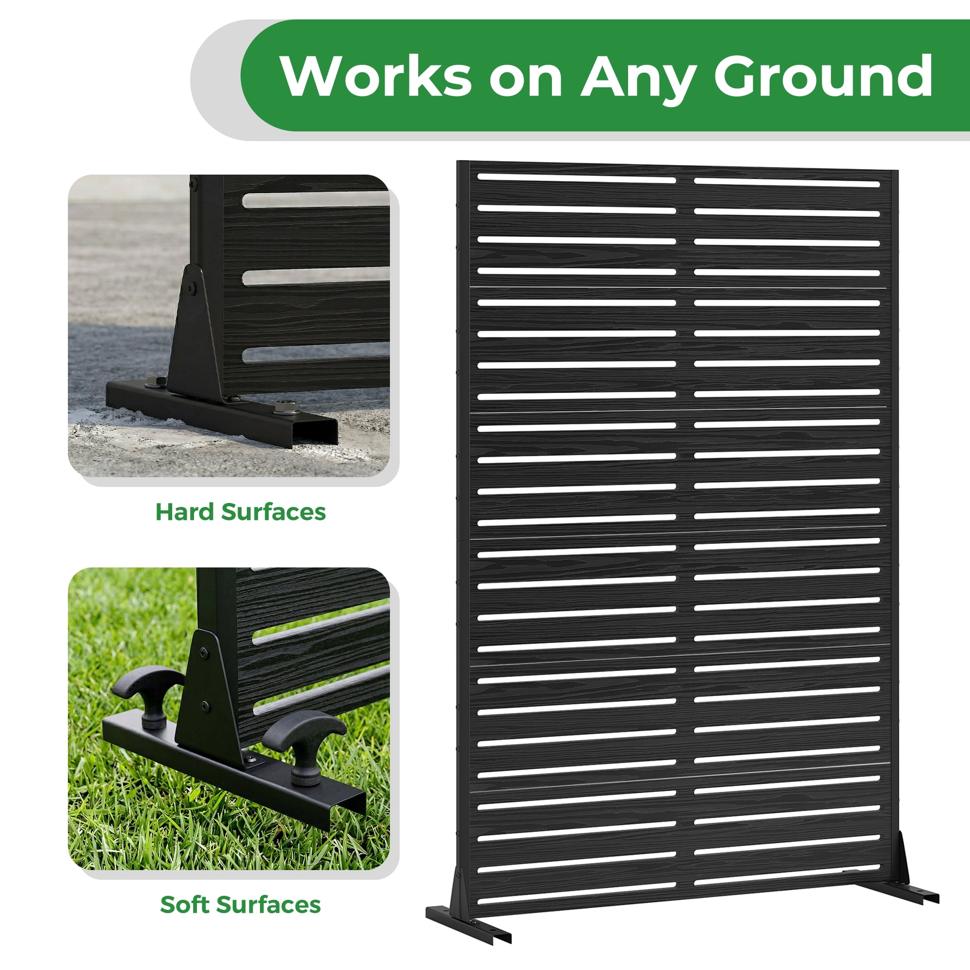 72"H Privacy Screen Fence Panel