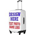 thumbnail image 2 of Custom Your Own Unique Travel Suitcase Cover with Double-Sided Printed, Customized Personalized Design Photo Image Logo Text Name Washable Luggage Cover M - Fits 22-24 Inch Luggage, 2 of 6