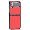 thumbnail image 2 of Funda de piel a prueba de golpes con diseño de cocodrilo retro compatible con Samsung Galaxy Red, 2 of 4