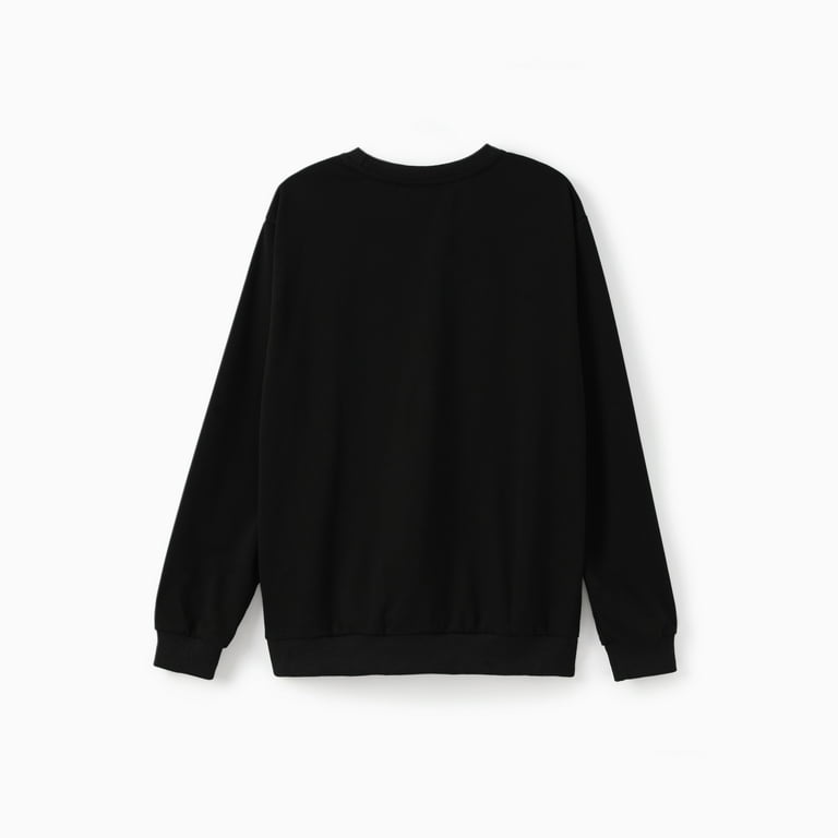 Disney Stitch Womens Sweatshirts Mommy and Me Black