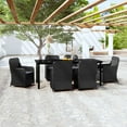 thumbnail image 4 of vidaXL Patio Dining Set Outdoor Dining Set Table and Chair Set for Garden, 4 of 25
