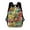 Color-2, variant on Happy Frog Plays Ukulele Flowers Backpack Backpack Student Backpack Cartoon Canvas Backpack