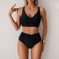 thumbnail image 5 of Afdoent Bikini Sets For Women Two Piece Bikini Belly Covering High Waist Swimsuit Bikini Bathing Suit 2026 Summer Vacation Outfits, 5 of 5
