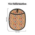 thumbnail image 3 of Pofeuu Autumn Leaves 3 Print Silicone Pot Mat Mitten With Hanging Loop Heat Resistant Oven Mitts Non-Slip Bbq Baking Smoking Potholders, 3 of 7