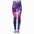 thumbnail image 3 of Splozh Leggings Sans Coutures Doublés en Molleton Femmes Leggings Femmes Taille Haute Femmes Leggings Imprimés Colorés Pantalons Femmes Leggings Violet,2TG, 3 of 5