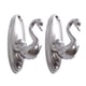 thumbnail image 1 of Ganchos de pared de cortina con forma de cisne, soporte de cortina de ventana de metal, colgador trasero de lazo de pared con borla 1 par seitruly JJ18646-04, 1 of 6