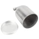thumbnail image 4 of Soporte para cepillo y maquinilla de afeitar de seguridad cromado de lujo que se adapta a todos sus accesorios de afeitado (plata 2 pieza), 4 of 8