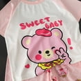 thumbnail image 6 of Gubotare Kid Pajamas Infant Kids Toddler Girls Boys Soft Comfy Sleepwear Pajamas 2pcs Set 2T 3T (Pink,2-3 Years), 6 of 7
