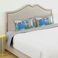 thumbnail image 3 of Yayeee Pillowcase Standard Size Set of 2 Satin Wrinkle Resistant Pillow Case, Seaside Door, 3 of 7