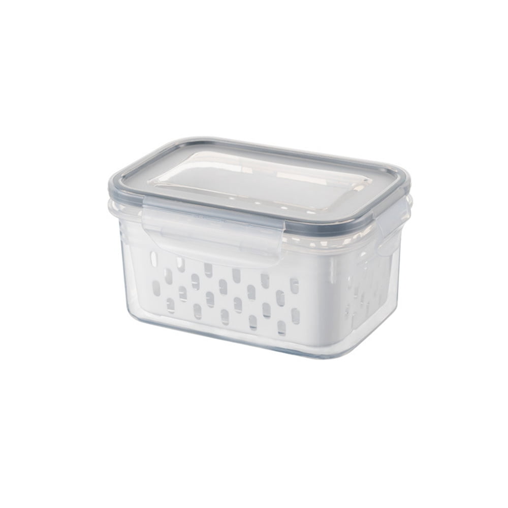 1pc Random Food Storage Containers,Kitchen Plastic Clear Food Containers,Vegetable  Fruit Storage Container